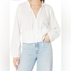 Show me your Mumu Alicea Tunic white top nwt Sz S